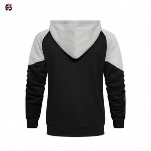 Conjunto Deportivo de Dos Piezas con Capucha para Hombre, Invierno, Poliéster/Algodón, Forro Polar Ligero, Cierre con Cordón, Diseño Sencillo - Product Image 4