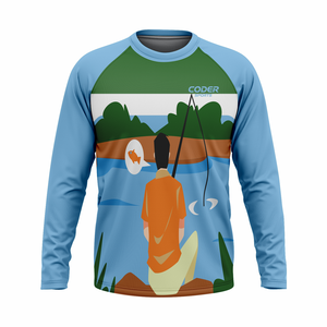 Meilleures ventes 2026 – Maillot de pêche à manches longues en polyester par sublimation, design de haute qualité pour hommes - Product Image 6