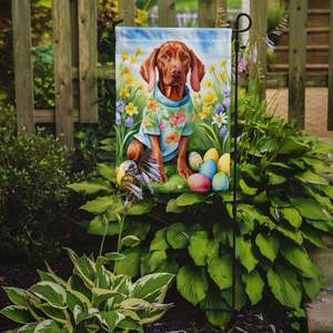 Vizsla Pascua huevo caza decorativo patio bandera Banner Multicolor buzón jardín bandera para Patio ilustraciones para macizos de flores - Product Image 2