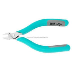 Weller Erem 2412E Alicates de corte lateral de cabeza ovalada semiplana de 5 pulgadas de acero inoxidable, seguros para ESD, herramienta para cortar alambre y hacer joyas - Product Image 4