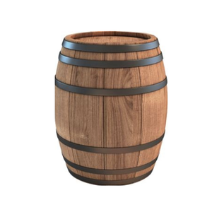 BEST SELLING Natural <b>Oak</b> Wooden Barrel Sustainable Food Grade Airtight Durable Beer Aging Barrel 100L 200L 300L 500L - Product Image 1