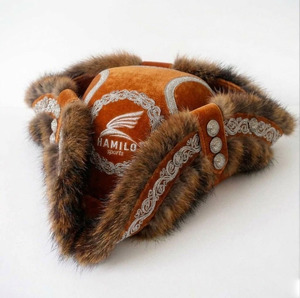 Sombrero de Fieltro de Lana de Alta Calidad 2026, Estilo Vaquero Francés, para Hombre, Negro, Tricorne, Triangular, Guardia de Honor, Estilo Napoleón - Product Image 2