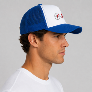 หมวกแก๊ปทรง Trucker 6 แผง ตาข่าย ปรับขนาดได้ ปักโลโก้ ยูนิเซ็กส์ สำหรับผู้ใหญ่ หมวกลำลอง คุณภาพพรีเมียม มีจำหน่าย - Product Image 4