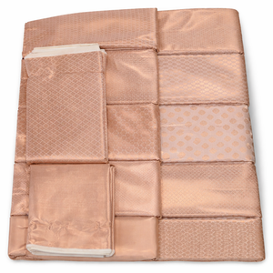 Tissu de brocart de luxe 100% polyester, tissage jacquard indien Banarasi, motif floral, doux, résistant à l'abrasion, robes de mariée - Product Image 1