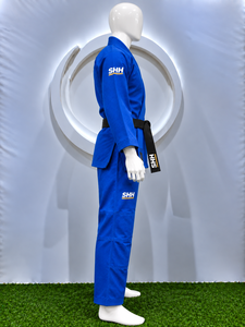 SHH Blue Cotton Judo Gi Uniform for Boys Kids Durable Martial Arts Wear with Black <b>Belt</b> - Product Image 6