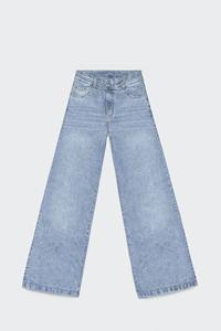 Colección de Mezclilla para Mujer, Jeans Anchos de Mezclilla Azul Hielo, Pantalones Vaqueros de Cintura Alta Vintage, Pantalones Anchos de Mezclilla para Mujer - Product Image 2