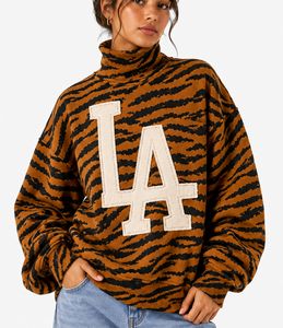 Sweat-shirt à capuche oversize en tricot pour femme, 100% coton, écologique, hiver, manches courtes, OEM ODM - Product Image 5