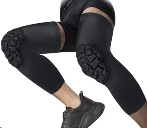 Genouillère de compression respirante avec éponge épaisse pour le badminton et le volley-ball, protection unisexe pour adultes, toutes saisons - Product Image 2