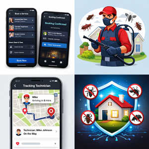 Aplicación Móvil Personalizada para Reserva de Servicios de Control de Plagas con Programación en Tiempo Real y Arquitectura de Nivel Empresarial - Product Image 1