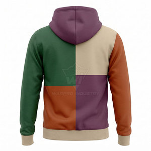 Wholesale Men Zipper <b>Hoodies</b> With Full Front Zipper Kangaroo Pockets Ribbed Hem Soft Stretch Fabric Casual Fashion - Product Image 4