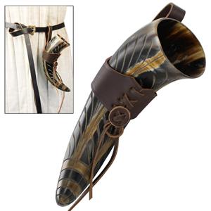 M.I.G. en Oferta Jarra Vikinga Vintage Hecha a Mano con Cuerno de Búfalo Natural, Pulida, Ecológica, para Cerveza y Vino - Product Image 3