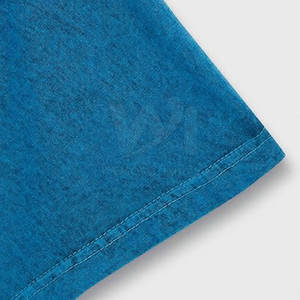 Camisetas de algodón 100% para hombre, lavadas al ácido, precio mayorista bajo, servicio OEM, personalizadas, estampadas, de corte holgado. - Product Image 5