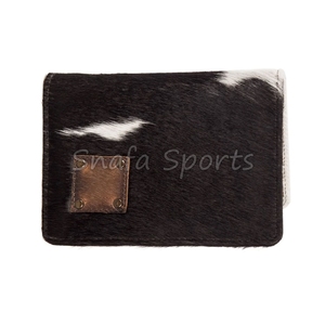 Portefeuille vintage unisexe en cuir de vachette gaufré avec fermeture éclair antivol, doublure en cuir véritable et bouton, fabrication ODM/OEM - Product Image 4