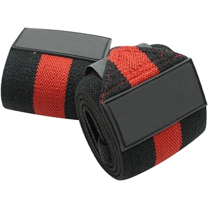 Super septiembre logotipo personalizado gimnasio muñequera 18 \ "transpirable algodón Cruz muñequera para levantamiento de pesas al por mayor - Product Image 1