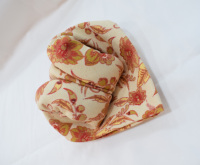 Serviette en coton lin beige motif Floral doré pour Ramadan Diwali nouvel an cuisine Table à manger fête paramètres de Table décoratifs