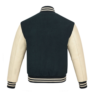 OEM New Design College Varsity Jacket for <b>Men</b> Fashion Streetwear Baseball Jacket with Logo Printing & Private Label Service - Product Image 2