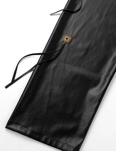 กางเกงหนังสำหรับผู้ชายและผู้หญิง Chaps แบบตะวันตกผู้ชายหนังวัวขี่ม้าหนังวัวฟอกดีไซน์ใหม่ปรับสีได้ - Product Image 6