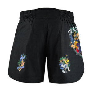 Men's Sublimation High Quality Sublimation Print Men's Black MMA <b>Shorts</b> Kickboxing Brazilian Jiu Jitsu Practice <b>Grappling</b> <b>Shorts</b> - Product Image 2