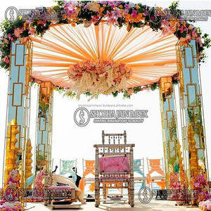 Moderno y Novedoso Mandap de Boda de Plástico Reforzado con Fibra, Estilo Playa para Exteriores, Disponible en India, OEM/ODM - Product Image 3