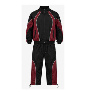 Professional Outdoor Windbreaker Set Manufacturer Quick Dry Athletic Jacket and Pants Private Label Production - Product Image 1