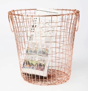 Wire Fruit <b>Basket</b> <b>Large</b> Round Storage <b>Baskets</b> for Bread Fruit Snacks Candy With Matt Powder Coating Fashion Fruit Bowl Decorate - Product Image 5