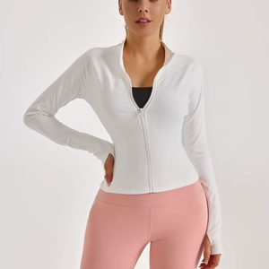 Chaqueta Ligera para Yoga y Running con Botones, Elástica, Cómoda, Tallas Grandes para Mujer - Product Image 1