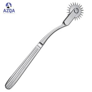Martillo de Diagnóstico Médico de Acero Inoxidable y Rodillo de Engranajes con Rueda Giratoria para Terapia de Reflejos y Examen Neurológico - Product Image 1
