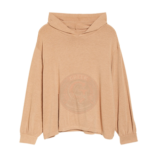Sudadera con Capucha Extra Grande para Mujer, de Felpa Suave de Algodón, con Corte Holgado Moderno para un Estilo Casual y Urbano - Product Image 1