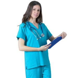 SaoMai FMF Usine Style Sportif Haut Scrubs Uniforme Ensemble Très Doux Jogger Infirmière Hôpital Vêtements Médicaux Plus La Taille Respirant - Product Image 1