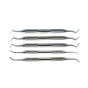 Ensemble de détartreurs dentaires durables en acier inoxydable, idéal pour les cliniques et les soins à domicile, détartreur dentaire confortable CE ISO par Grip Surgical - Product Image 1