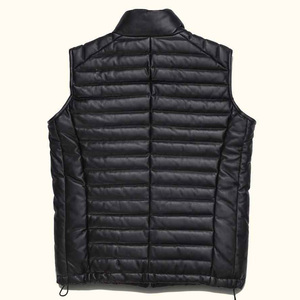 Chaleco de Cuero Genuino para Hombre, Invierno 2025, Personalizado, de Alta Calidad, Ecológico, con Bordado 3D y Pedrería, Transpirable e Impermeable - Product Image 5