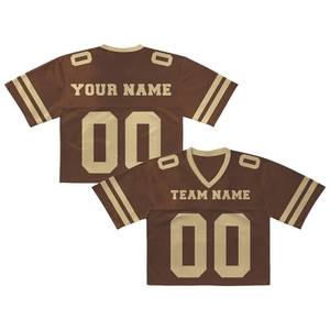 Maillot de football court pour femme, personnalisé par sublimation, respirant, épais, à manches courtes, pour fans de sport - Product Image 5