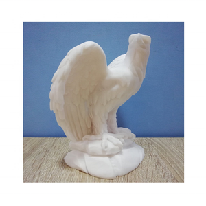 Aigle en marbre sculpté de qualité supérieure Décoration d'intérieur Sculpture en pierre de style animal - Product Image 5
