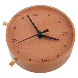 Birch Wood Modern Desk <b>Clock</b> | Handcrafted Minimalist Design Wholesale - Product Image 2