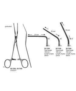 Pinza Multiusos Cooley de 160 mm, Pinza Quirúrgica de Acero Inoxidable para Vasos Arteriales Cardiovasculares, Reutilizable, OEM, ODM - Product Image 1