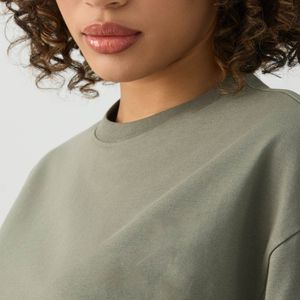 Conjunto de 2 Piezas para Mujer, Estilo Holgado, Camiseta Informal de Algodón y Pantalones Deportivos, Chándal con Logotipo Personalizado al por Mayor - Product Image 4