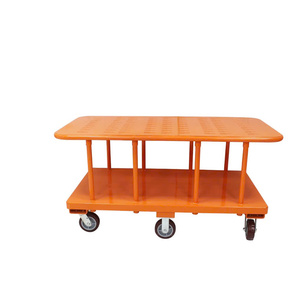 รถบรรทุกเหล็กแบบพื้นเรียบ 2 ชั้น สำหรับอุตสาหกรรม รับน้ำหนัก 500 กก. ดีไซน์ 6 ล้อ ผลิตในเวียดนาม ได้รับการรับรองมาตรฐาน ISO ระดับมืออาชีพ สำหรับการส่งออก - Product Image 1