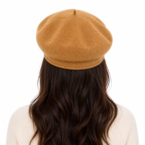 Unisex Custom Color <b>Beret</b> Hat Newsboy Style Soft Wool Feel Classic Casual Fashion Warm Headwear Classic Look Warm Comfort - Product Image 2