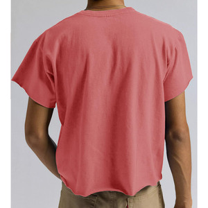 T-shirt Homme Oversize Personnalisé avec Logo Imprimé DTG, Col Rond Uni, Coupe Ample et Droite, 100% Coton, Épaules Tombantes - Product Image 5