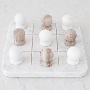 Trending Handmade Marble <b>Table</b> Game Luxury Tic Tac Toe Decor Puzzle Board for Premium Home Office <b>Coffee</b> <b>Table</b> Styling Set - Product Image 1