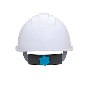Casque de sécurité OEM ODM de type V sans fentes avec 6 points de suspension, en ABS haute résistance, logo personnalisé pour la construction et l'industrie - Product Image 3