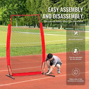 Schermo Portatile per Gabbia da Battuta 7x4 piedi IScreen, Attrezzatura per Allenamento Baseball e Softball con Protezione per il Corpo, per Auto o Uso in Strutture Sportive - Product Image 6