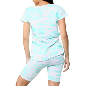 Custom Design Women Sports Wear <b>Set</b> Sweatshirt And Shorts <b>Twin</b> <b>Set</b> / Wholesale Women Two Piece Lightweight Casual Short <b>Set</b> 2026 - Product Image 3