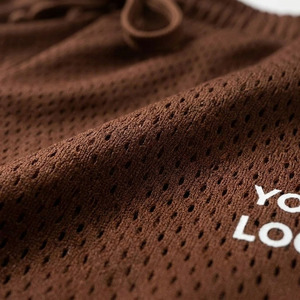 Shorts de sport pour hommes avec logo personnalisé, séchage rapide, polyester et élasthanne, shorts de course, fabricant OEM Pakistan - Product Image 6