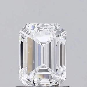 Diamante Sintético Cultivado en Laboratorio, Corte Esmeralda, EX-VG, Color D, Claridad VVS, 14.20 Quilates, Certificado IGI, para Joyería, Aretes y Anillos - Product Image 1
