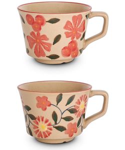 แก้วกาแฟเซรามิกเคลือบด้าน ดีไซน์มินิมอล สำหรับใช้ในบ้าน ขนาด 12 ออนซ์ - Product Image 3