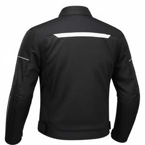 Wholesale New Arrivals Latest Design Embossing Logo Customizable Leather Plus Size Waterproof Racing Jacket - Product Image 4