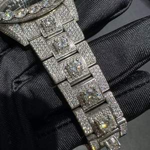 นาฬิกาโมอิสซาไนต์ทรงโบราณ ขนาด 40 มม. ตัวเรือนโลหะผสม ดีไซน์หรูหราทันสมัย สำหรับทุกเพศทุกวัย คุณภาพดีที่สุด ราคาขายส่ง - Product Image 3