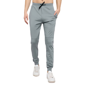 <b>Men's</b> Casual Slim Fit <b>Stretch</b> Canvas 100% Cotton Office Trousers Zipper Front Side Pockets Comfortable Business Wear Wholesale - Product Image 1