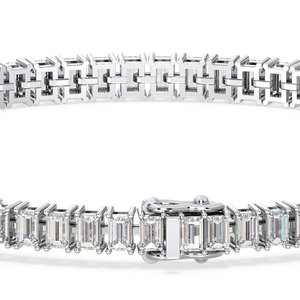 Bracelet tennis REYES en argent sterling 925 avec moissanite VVS de 6,10 carats, fermoir boîte, prix usine, pour cadeaux de mariage, bijoux fins - Product Image 4